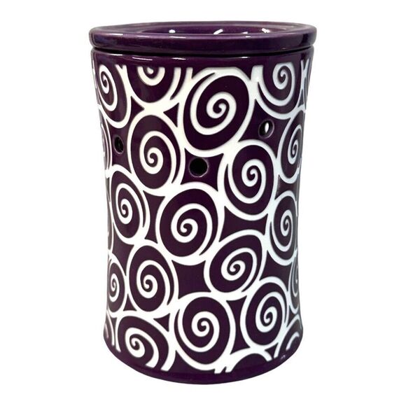 Scentsy Full Size Wax Warmer Whirlygig Purple Never Used Christmas Gift Aroma - Picture 3 of 6